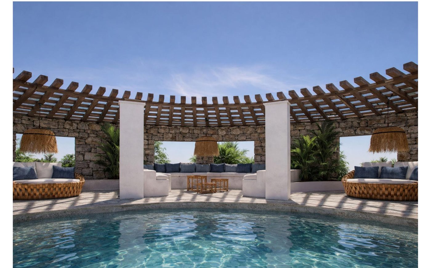 Pool pergola