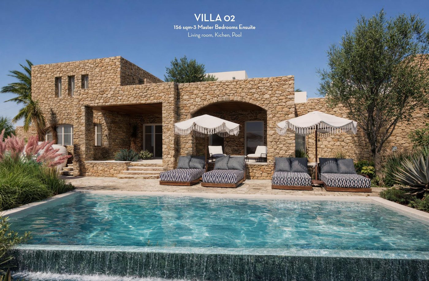 Villa Seconda with cascade pool